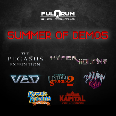 Fulqrum Publishing spices up your summer with demos of its upcoming indie titles